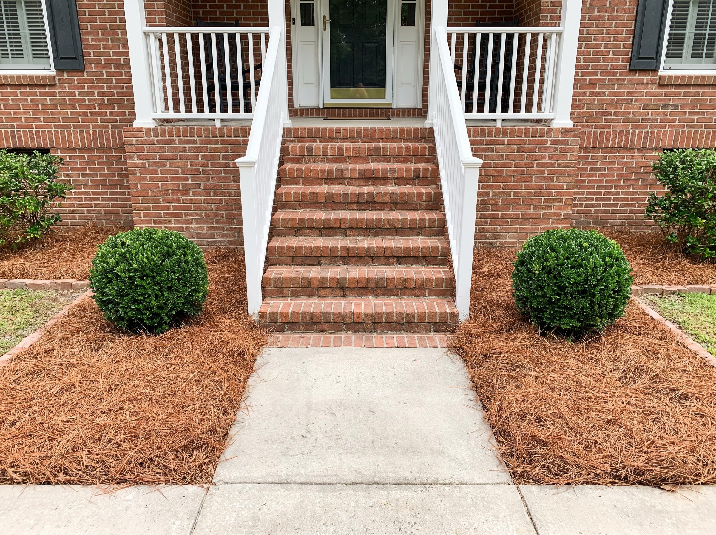 Symmetrical Porch Steps